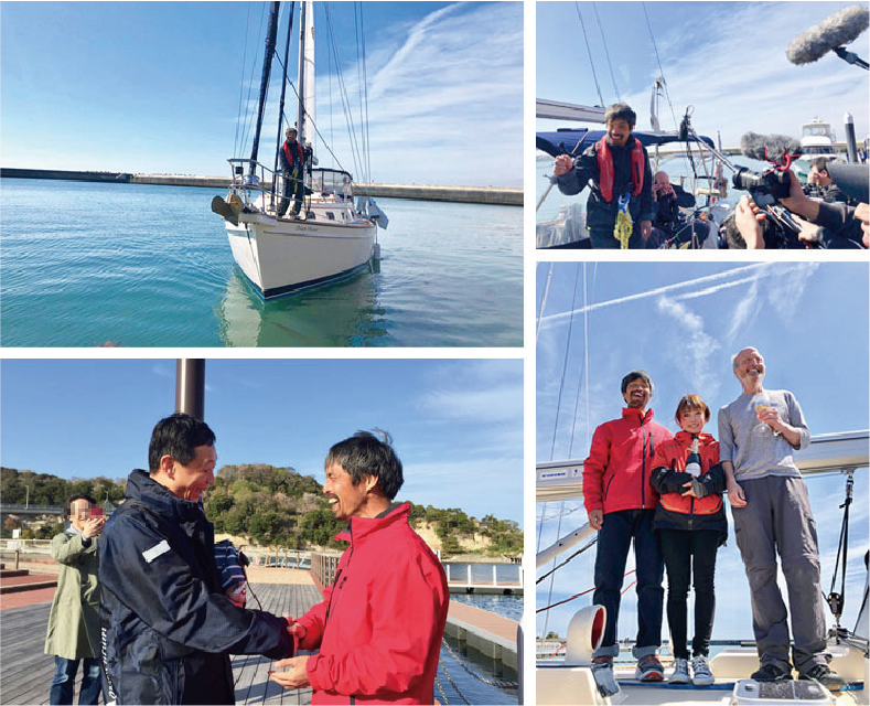 全盲ヨットマンの岩本光弘さんとDoug Smithさんが乗るDreamWeaver号が世界で初めて太平洋横断に成功しました。