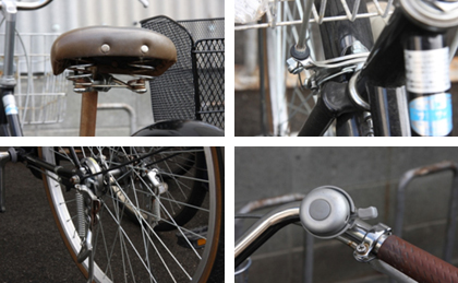 自転車に使われているばね